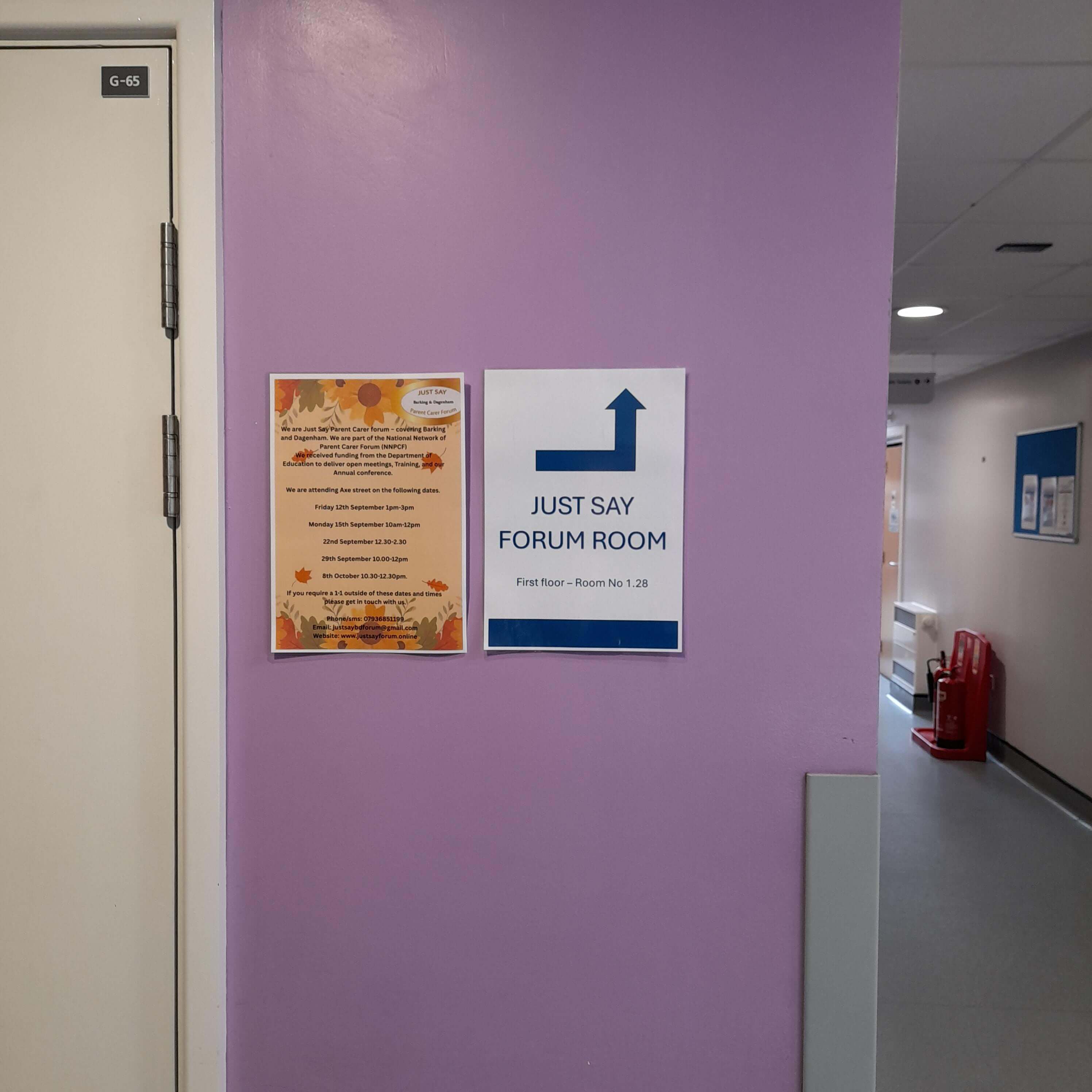 Just Say Forum Room 1